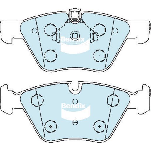 Bendix General CT Brake Pad Set Front DB1856 GCT