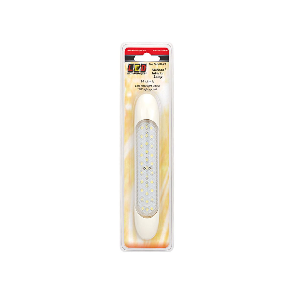 LED Autolamps Interior LED Light Surface Mount 6 Inch 24V 1031/24