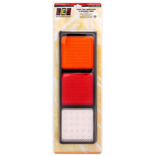 LED Autolamps Stop/Tail/Indicator/Reverse Light LED 12/24V 125BARWM