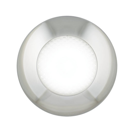 LED Autolamps Dome Light with Chrome Housing 50W Clear 143mm 12V 143120C12