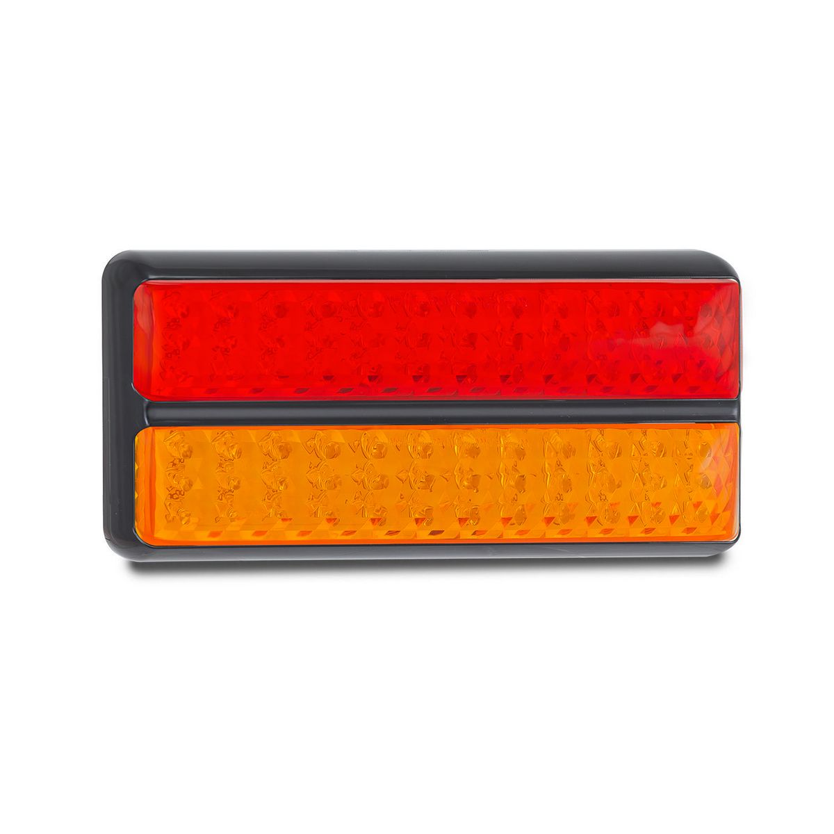 LED Autolamps Stop/Tail/Indicator Light 72 LED 12-24V with Black Bracket 200BARM