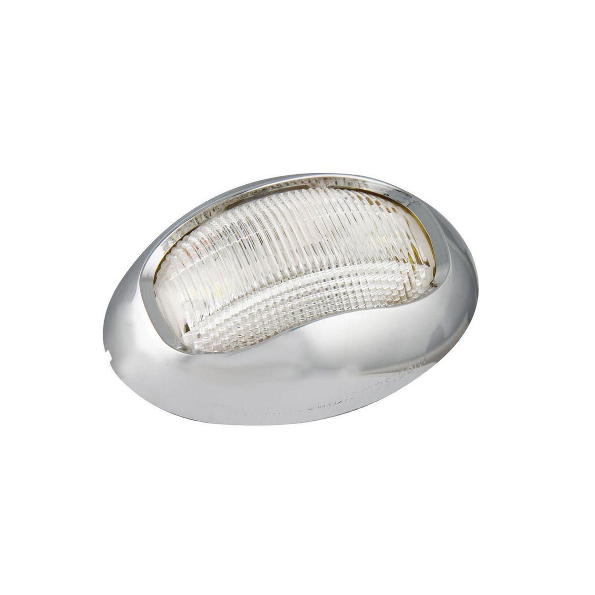 LED Autolamps Masthead Navigation Lamp with Chrome Bracket White 76 x 52mm 52CW