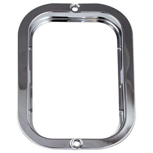 LED Autolamps Steel Flange Chrome Plated (Suits Rectangular Series Lights) 59401C