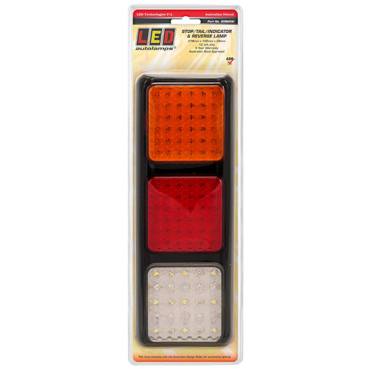 LED Autolamps Stop/Tail/Indicator/Reverse Light LED 12V 80BARW