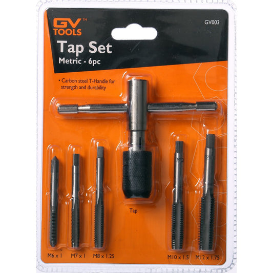 GV Tools Tap Set 6 Piece Metric GV003