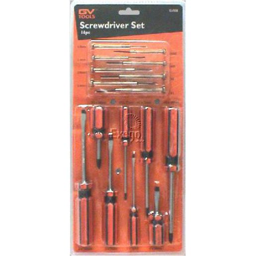 GV Tools Screwdriver Set 16 Piece GV008