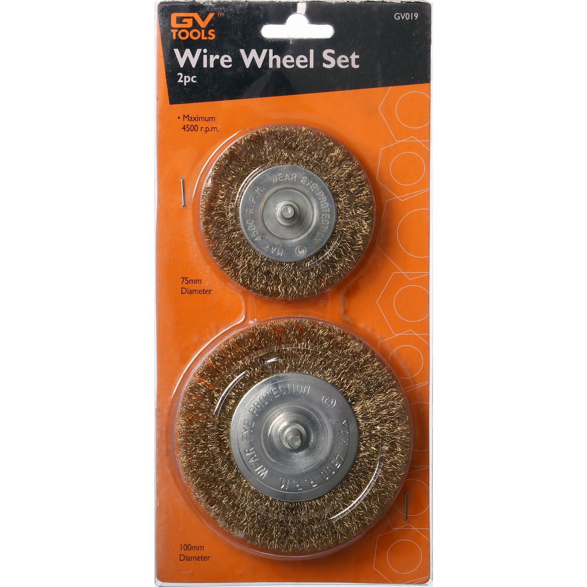 GV Tools Wire Wheel Set 2 Piece GV019
