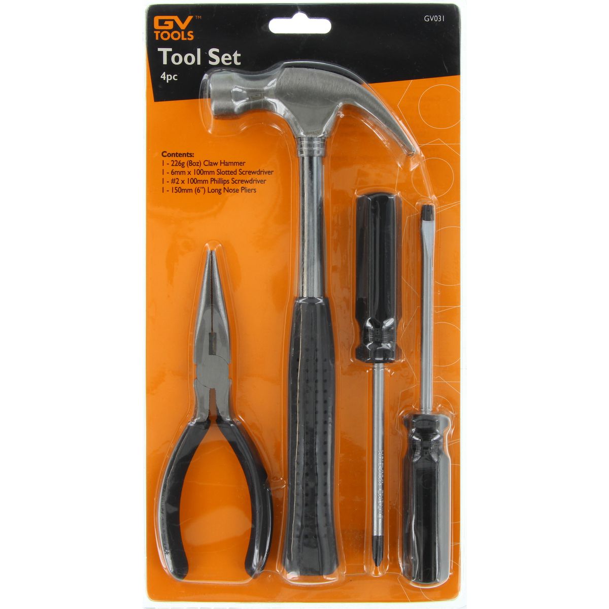 GV Tools Tool Set 4 Piece GV031