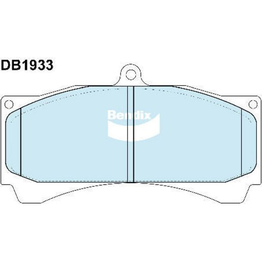 Bendix Street Road Track Brake Pad Set Front DB1933 SRT