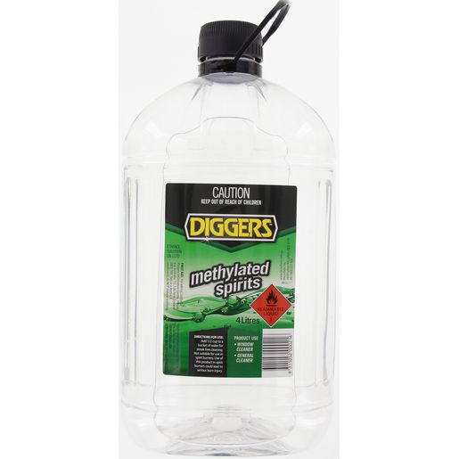 Diggers Methylated Spirits 4L 15000-4DIG
