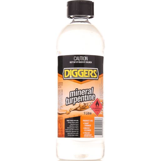 Diggers Mineral Turpentine 1L 16010-1DIG
