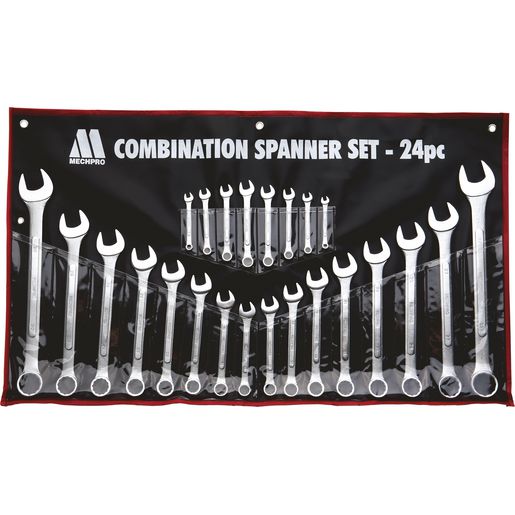 Mechpro Spanner Set-Combination Roe 24Pc MPSP101K