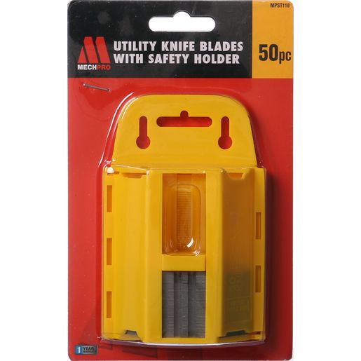 Mechpro Utility Knife Blades 50pc MPST118