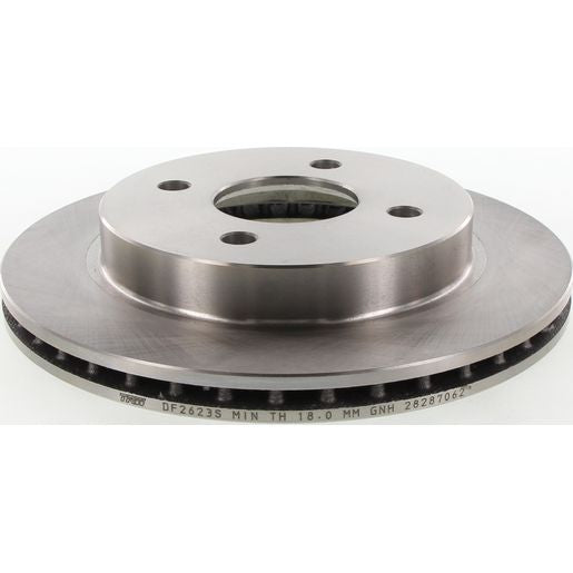 TRW Brake Rotor 252mm Rear DF2623S