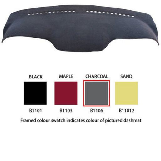 Sunland Dashmat fits MERCEDES BENZ MB (MB100 - 11/99 On) - Charcoal