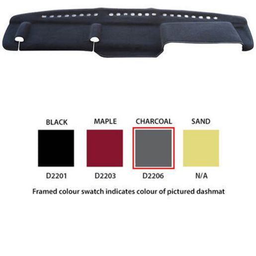 Sunland Dashmat Black fits FORD MAVERICK, Nissan Patrol GQ D2201