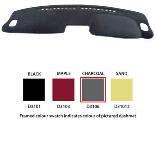 Sunland Dashmat fits NISSAN MAXIMA (A32 - 2/95 to 12/99) - Charcoal W/O Bag
