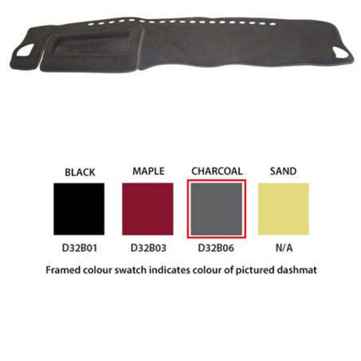Sunland Dashmat Charcoal fits NISSAN PULSAR RF/ES/SSS D32B06