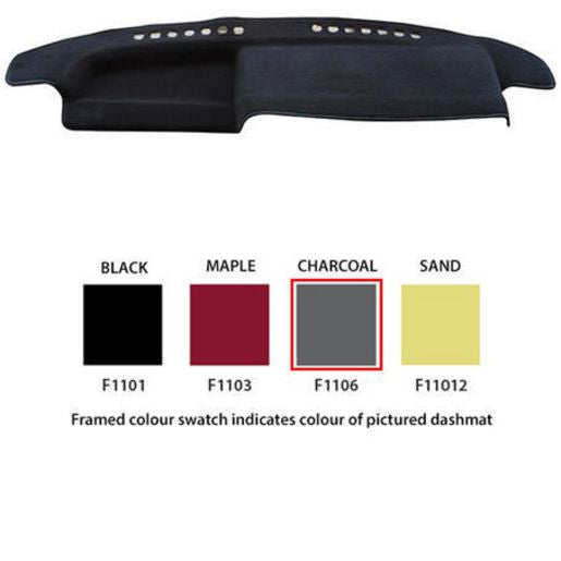 Sunland Dashmat fits FORD LASER (KA/KB - 10/80 to 10/85) - Black