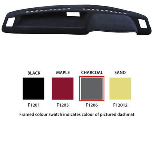 Sunland Dashmat fits FORD LASER (KC/KE - 10/85 to 3/90) - Charcoal