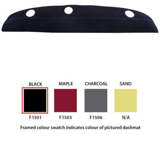 Sunland Dashmat fits FORD F100 (D to X - 10/71 to 3/81) - Black