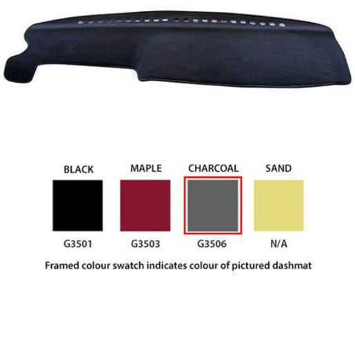 Sunland Dashmat fits HOLDEN FRONTERA (MX - 2/99 to 7/01) - Charcoal