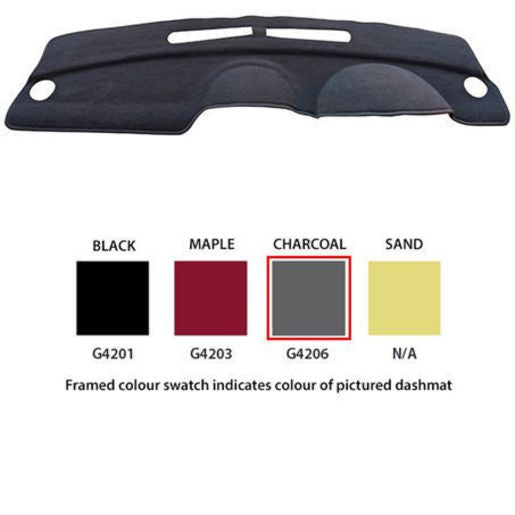 Sunland Dashmat fits HOLDEN BARINA (XC - 3/01 to 12/05) - Charcoal
