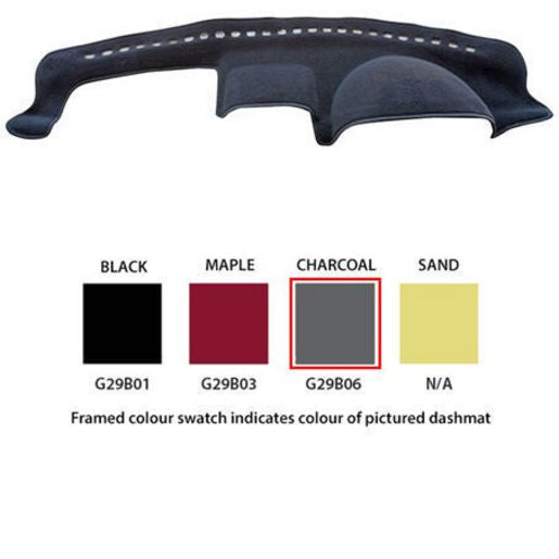 Sunland Dashmat fits HOLDEN BARINA (SB - 12/95 to 3/01) - Charcoal