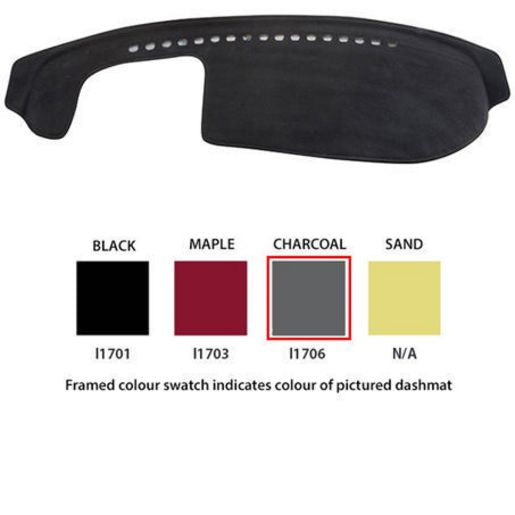 Sunland Dashmat fits DAIHATSU SIRION (M100/M100RS/101RS - 6/98 to 2/05) - Charcoal