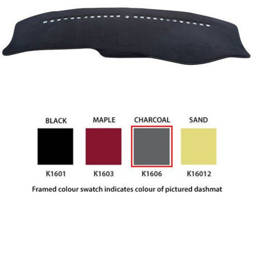Sunland Dashmat fits HYUNDAI LEVANT (GLE/GLS - 8/98 to 6/05) - Charcoal