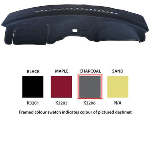 Sunland Dashmat fits HYUNDAI ELANTRA (HD - 8/06 to 5/11) - Charcoal