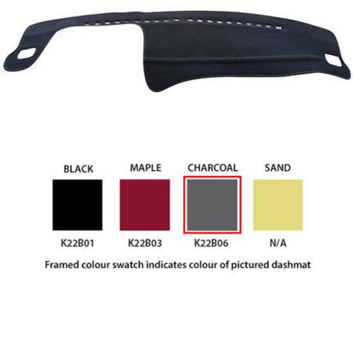 Sunland Dashmat fits ELANTRA (XD/MY04/05/HD - 10/00 to 2/07) - Charcoal