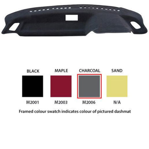 Sunland Dashmat fits MITSUBISHI LANCER (CA/CB - 4/89 to 8/92) - Black