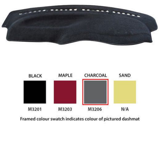 Sunland Dashmat fits MITSUBISHI LANCER (CE - 7/96 to 9/04) - Charcoal W/O Air Bag