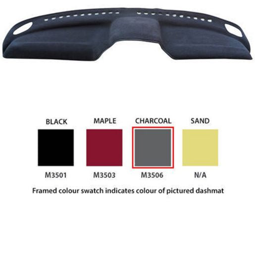 Sunland Dashmat fits MITSUBISHI TRITON (MK - 10/96 to 6/06) - Charcoal