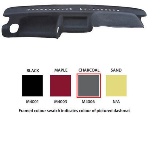Sunland Dashmat fits MITSUBISHI PAJERO (NL/NM - 4/99 to 10/02) - Charcoal W/O Air Bag