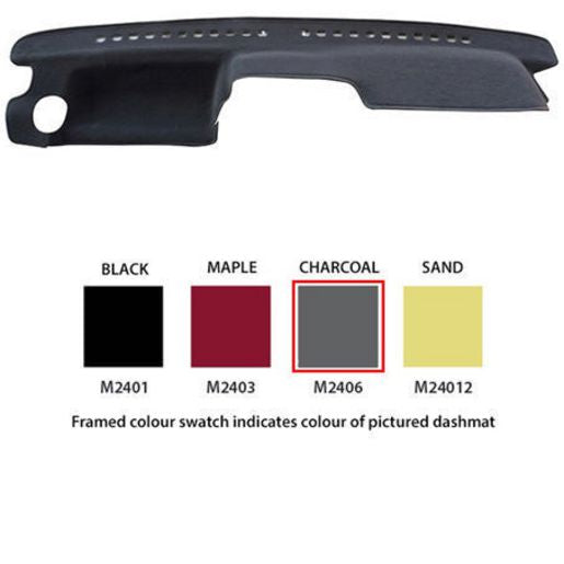 Sunland Dashmat fits MITSUBISHI PAJERO (NH/NJ/NK/NL/NM - 5/91 to 10/02) - Charcoal