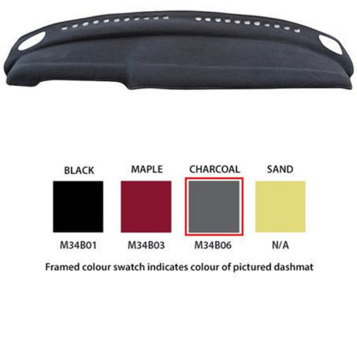 Sunland Dashmat fits MITSUBISHI TRITON (MK - 2/06 to 7/06) - Charcoal