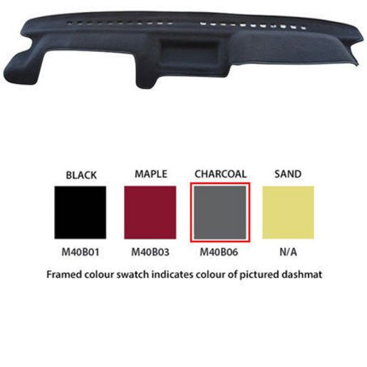 Sunland Dashmat fits MITSUBISHI PAJERO (NL/NM - 4/99 to 10/02) - Charcoal