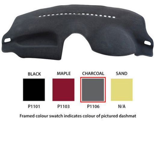 Sunland Dashmat fits PEUGEOT 206 (MY2001/MY03-MY06 - 10/99 to 2/07) - Charcoal