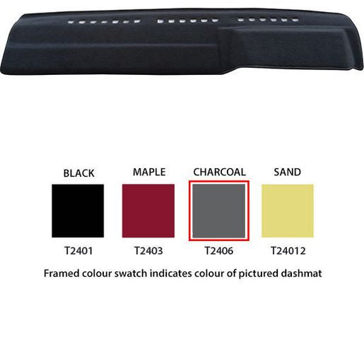 Sunland Dashmat fits TOYOTA LANDCRUISER (HJ/LJ 70-75 - 1/85 to 1/91) - Charcoal