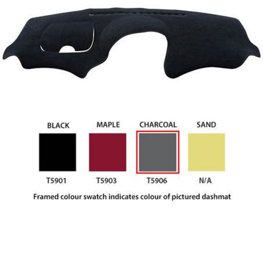 Sunland Dashmat fits TOYOTA ECHO (NCP13R - 10/99 to 10/02) - Charcoal