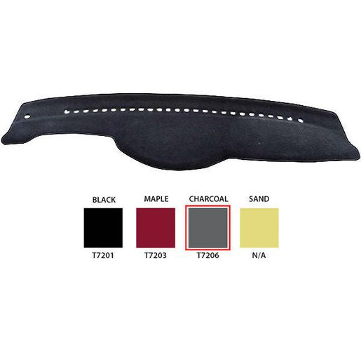 Sunland Dashmat fits TOYOTA LANDCRUISER (100R SERIES - 9/02 to 10/07) - Charcoal