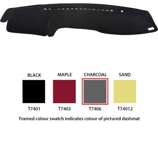 Sunland Dashmat fits TOYOTA PRADO (120R SERIES - 2/03 to 9/09) - Charcoal
