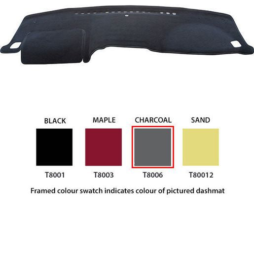 Sunland Dashmat fits TOYOTA LANDCRUISER (200 SERIES UZJ/VDJ 200R - 11/07 to 10/15) - Charcoal