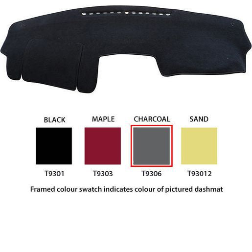 Sunland Dashmat fits TOYOTA AURION (GSV40R - 10/06 to 3/12) - Charcoal
