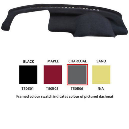 Sunland Dashmat fits TOYOTA STARLET (LIFE/GROUP/STYLE - 4/96 to 11/99) - Charcoal