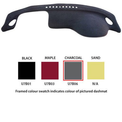 Sunland Dashmat fits SUBARU LIBERTY (2nd GEN - 6/94 to 11/98) - Charcoal