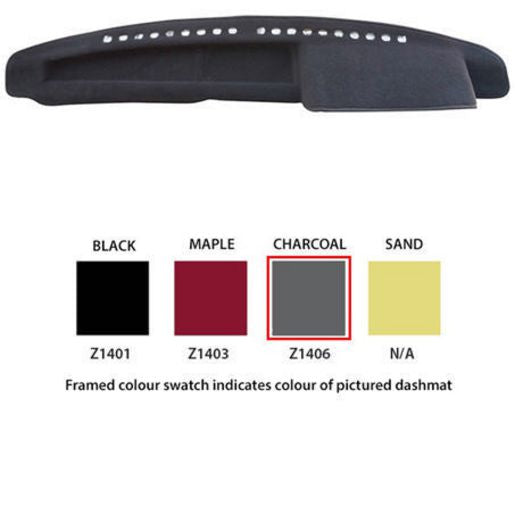 Sunland Dashmat fits FORD COURIER (ZB - 1/85 to 2/96) - Charcoal