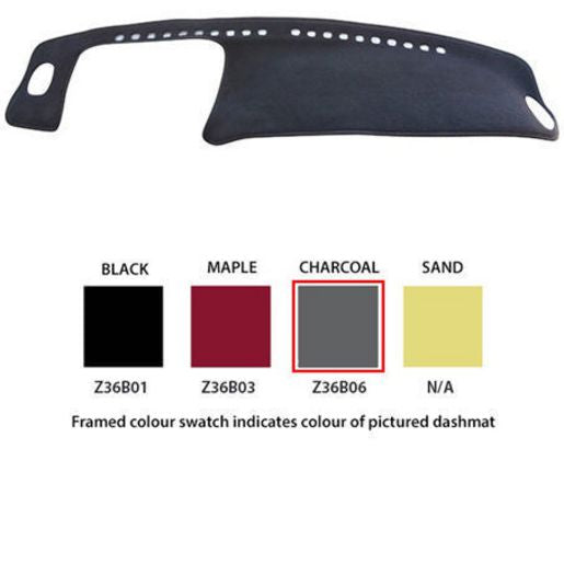 Sunland Dashmat fits FORD COURIER (PE - 2/99 to 11/02) - Charcoal
